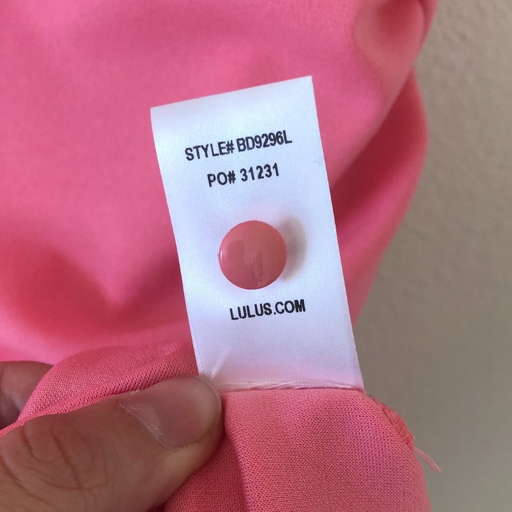 Pink Ruched Bodycon Halter Dress - Picture 10 of 10